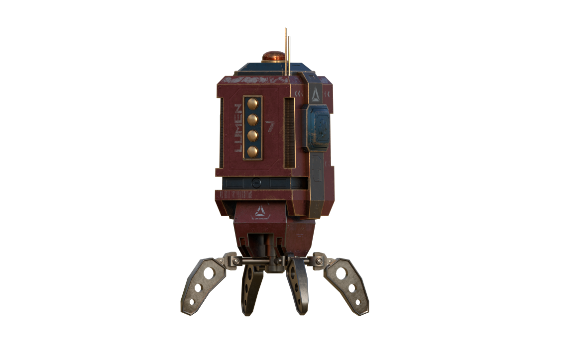 Texturing a spider bot